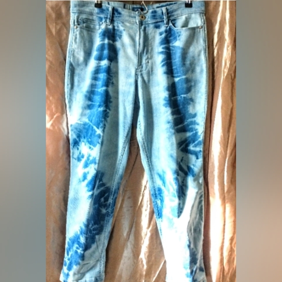 J Jill Denim - Cropped Tie Dyed Jeans - 12P - Picture 11 of 11